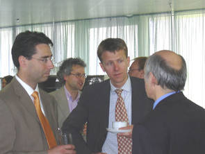 left pictures: Dr. W. Rottbauer (Heidelberg), Dr. B. Ivandic (Heidelberg), Prof. H. Schunkert (Lbeck), Prof. H. A. Katus (Heidelberg) f.l.t.r.