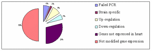 Fig 3: Differential gene expression analysis using real-time RT-PCR for genes located in the Dycsalc1 critical region